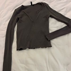 Grey Knit Longsleeve